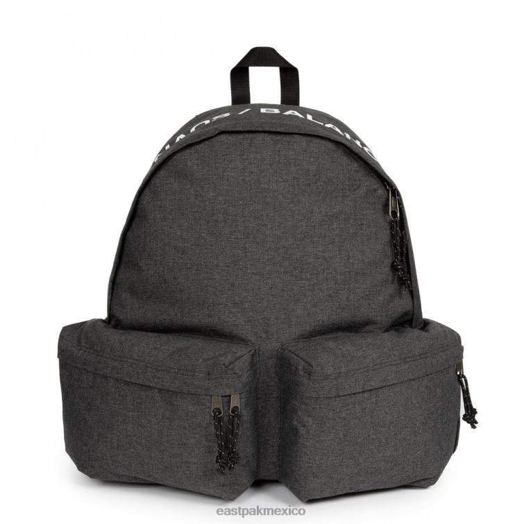Eastpak doble acolchado mezclilla negra encubierta 828F630 mochilas