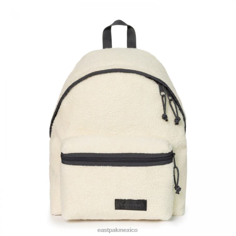 Eastpak pak'r acolchado piel de oveja blanca 828F6104 mochilas