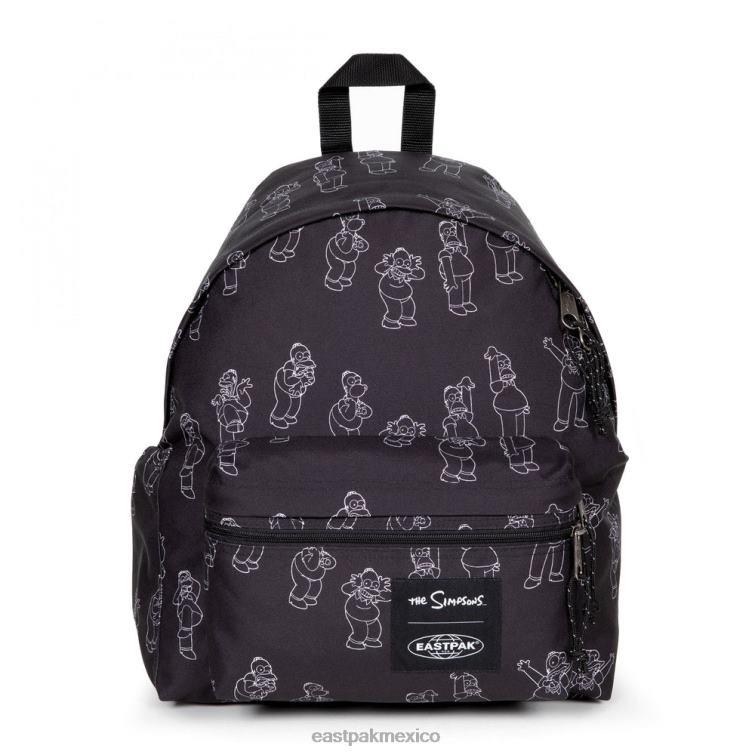 Eastpak cremallera acolchada + los simpsons negros 828F6161 mochilas