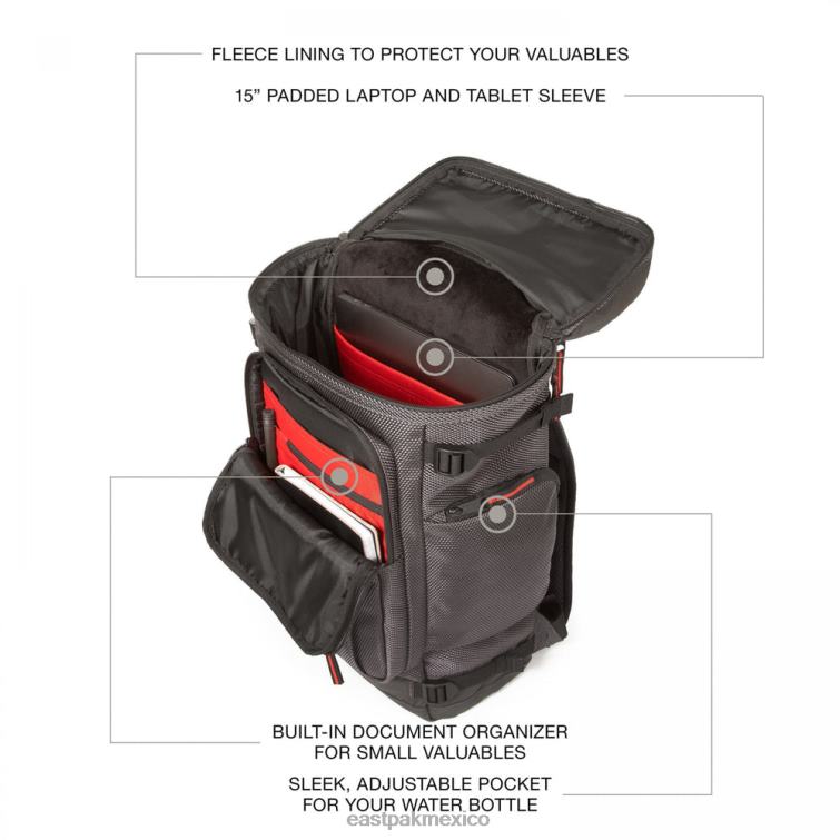 Eastpak parte superior de tecum cnnct acento gris 828F6162 mochilas